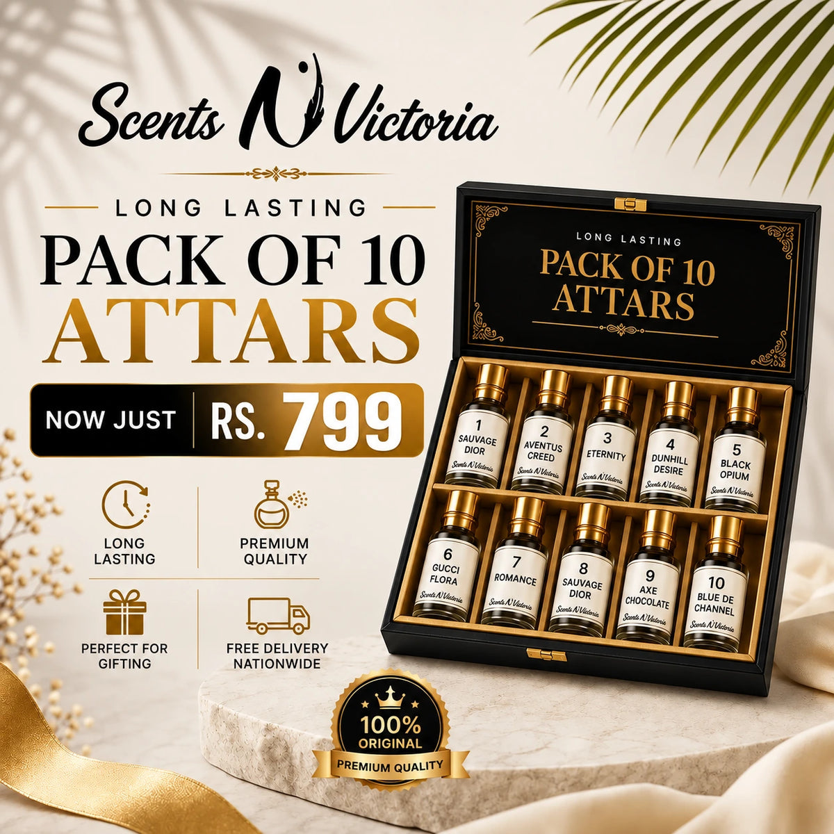 Discovery Premium Attar Box 10 Attars – Scents N Victories